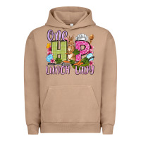 Pigment Burro Easter Day One hip Lunch Lady Urban Hoodie - OliviaCreatesArt
