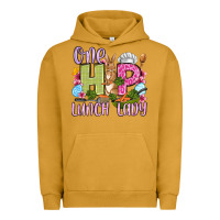 Pigment Peanut Butter Easter Day One hip Lunch Lady Urban Hoodie - OliviaCreatesArt