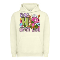 Pigment Pistachio Easter Day One hip Lunch Lady Urban Hoodie - OliviaCreatesArt