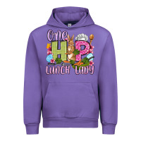 Tulip Easter Day One hip Lunch Lady Urban Hoodie - OliviaCreatesArt