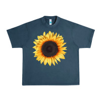 Midnight Navy treetops sunflower Urban Heavy Tee - LillyAllenDesigns