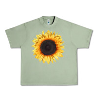 Oil Green treetops sunflower Urban Heavy Tee - LillyAllenDesigns