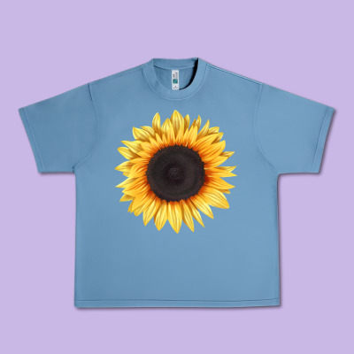 Treetops Sunflower Urban Heavy Tee Designed By Lillyallendesigns