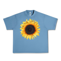 Pebble Blue treetops sunflower Urban Heavy Tee - LillyAllenDesigns