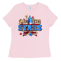 Bubblegum Pink oh my stars Ladies Tee - Zillion Design Studio