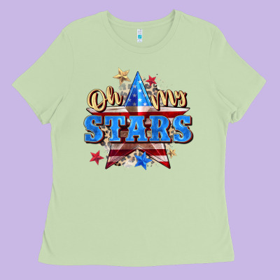 Oh My Stars Ladies Tee Designed By Zillion Design Studio