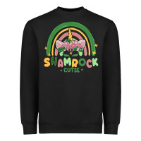 Black shamrock cutie Heavyweight Sweatshirt - MaliasSmallBusiness