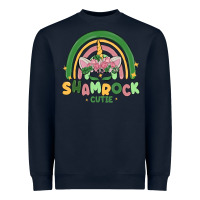 Navy shamrock cutie Heavyweight Sweatshirt - MaliasSmallBusiness