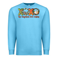 Ocean Blue Xoxo the original love letters Premium Sweatshirt - NancyCooperArtShop