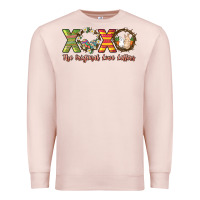 Pale Pink Xoxo the original love letters Premium Sweatshirt - NancyCooperArtShop