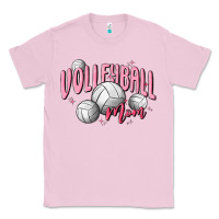 Bubblegum Pink volleyball mom Classic Tee - MaliasSmallBusiness