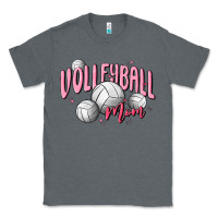 Charcoal Heather volleyball mom Classic Tee - MaliasSmallBusiness
