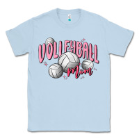 Dusty Blue volleyball mom Classic Tee - MaliasSmallBusiness