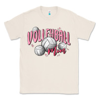 Natural volleyball mom Classic Tee - MaliasSmallBusiness