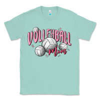 Seafoam volleyball mom Classic Tee - MaliasSmallBusiness