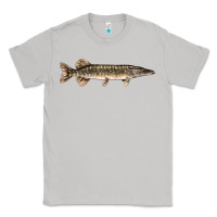 Moon Dust Northern Pike Fish Illustrations Classic Tee - LillyAllenDesigns