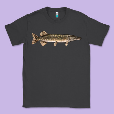 Northern Pike Fish Illustrations Classic Tee Designed By Lillyallendesigns