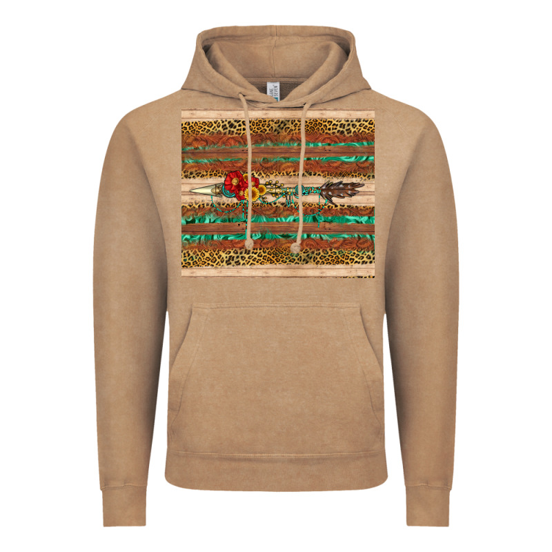 Arrow Wooden Sunflower Vintage Hoodie by Artiststas | Teevron
