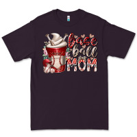 Plum baseball mom coffee Premium Tee - RacoonDesign
