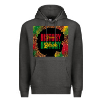 Charcoal Heather i am black history Premium Hoodie - TumblerDesignByShophia