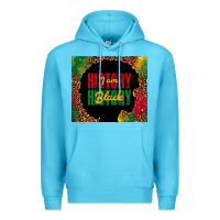 Ocean Blue i am black history Premium Hoodie - TumblerDesignByShophia