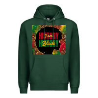 Sports Green i am black history Premium Hoodie - TumblerDesignByShophia