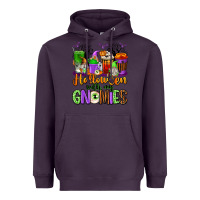 Plum Halloween with My Gnomies Coffee Cups Heavyweight Hoodie - texasbilliewilder