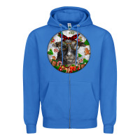 True Royal christmas dorper sheep Zipper Hoodie - LillyAllenDesigns