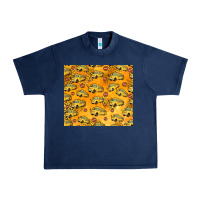 Navy school bus pattern tumbler 20oz Urban Heavy Tee - Jasminsmagicworld