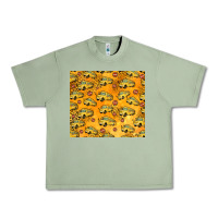 Oil Green school bus pattern tumbler 20oz Urban Heavy Tee - Jasminsmagicworld
