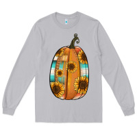 Moon Dust Serape sunflower pumpkin Long Sleeve Tee - NancyCooperArtShop
