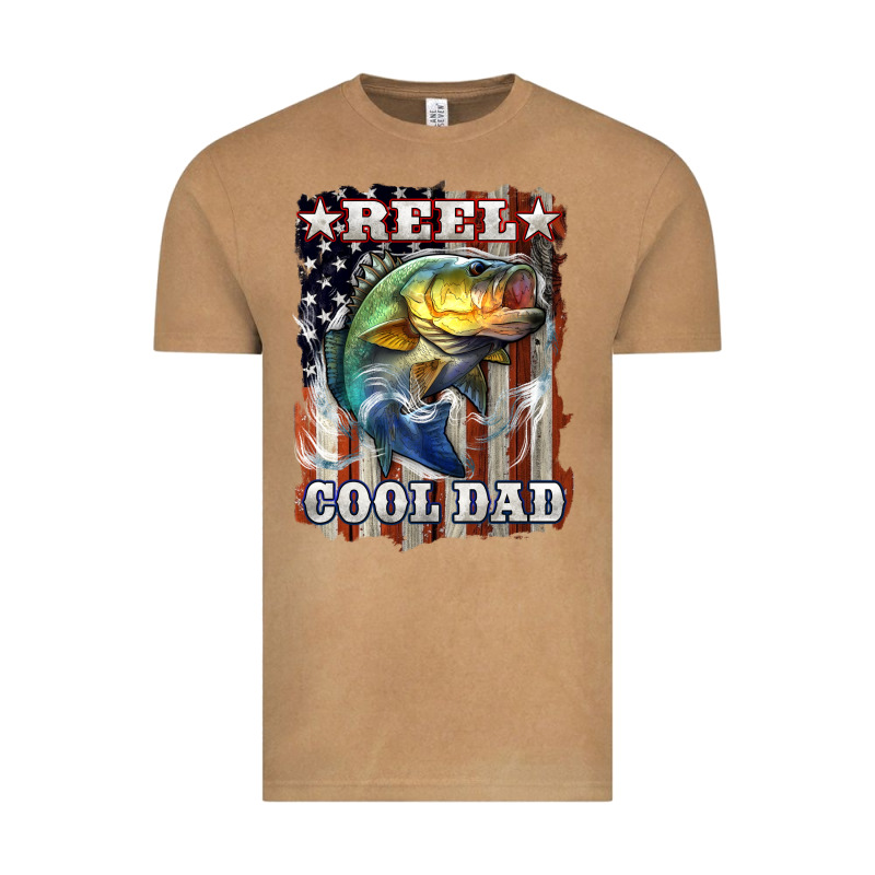 Reel Cool Dad Bass Vintage Tee by LillyAllenDesigns | Teevron