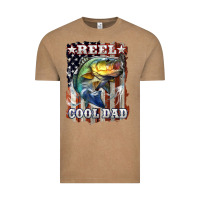 Vintage Coffee Reel Cool Dad Bass Vintage Tee - LillyAllenDesigns