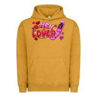 Pigment Peanut Butter Hey lover flip phone Valentine's Day Urban Hoodie - FaDigitalArtStudio