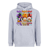 Heather Grey Hallothanksmas it's the most wonderful time of the Heavyweight Hoodie - NancyCooperArtShop