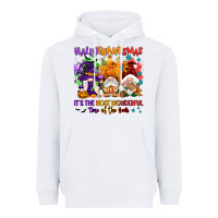 White Hallothanksmas it's the most wonderful time of the Heavyweight Hoodie - NancyCooperArtShop