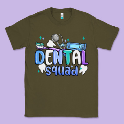 Dental Squad Classic Tee Designed By Maliassmallbusiness