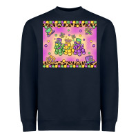 Mardi Gras Bead Dogs Heavyweight Sweatshirt | Teevron