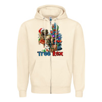 Sandshell Tree Rex T-Rex Zipper Hoodie - LillyAllenDesigns