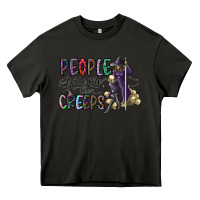 Asphalt people give me the creeps Heavy Core Tee - CowhideDigitalArt