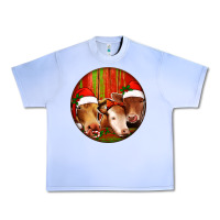 Christmas Cow, Urban Heavy Tee | Teevron