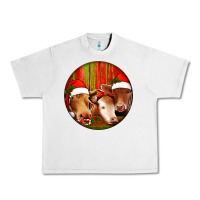 Lunar Rock Christmas Cow, Urban Heavy Tee - Jasminsmagicworld