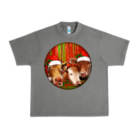 Tornado Christmas Cow, Urban Heavy Tee - Jasminsmagicworld