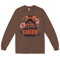 Chestnut loud&proud mama messy bun Long Sleeve Tee - MaliasSmallBusiness