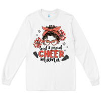 White loud&proud mama messy bun Long Sleeve Tee - MaliasSmallBusiness