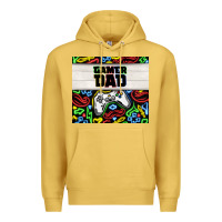 Antique Gold gamer dad Premium Hoodie - TumblerDesignByShophia