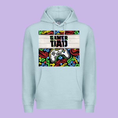 Gamer Dad Premium Hoodie Designed By Tumblerdesignbyshophia