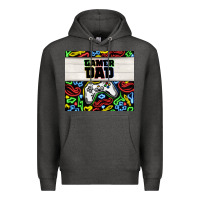 Charcoal Heather gamer dad Premium Hoodie - TumblerDesignByShophia