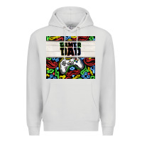 Dove Grey gamer dad Premium Hoodie - TumblerDesignByShophia