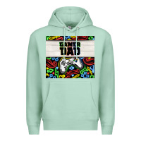 Seafoam gamer dad Premium Hoodie - TumblerDesignByShophia